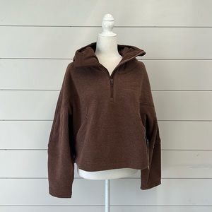Lululemon Terry Fleece Half Zip Hoodie